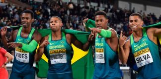 Brasil surpreende EUA em final de revezamento 4x100m e conquista vitória