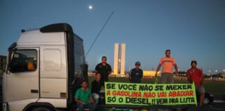 Caminhoneiros organizam nova manifestação para 19 de maio em Brasília
