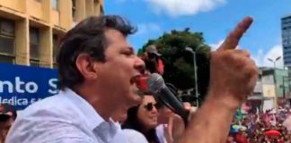 Haddad convoca para manifestações: “amanhã é dia de começar a salvar o país destes lunáticos”