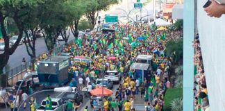 Manifestantes realizam atos em cidades do RN em apoio ao governo Bolsonaro