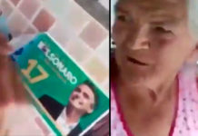 Vídeo com vovó arrependida de ter votado em Bolsonaro viraliza nas redes: “É o cão”; assista