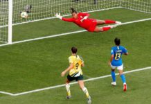 De virada, Brasil perde por 3 a 2 para a Austrália Gol da Austrália