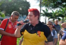 Servidores pedem a Fátima reajuste de 16,38% e avisam: “Acabou a trégua” Janeayre Souto, do Sinsp-RN | Foto: José Aldenir / Agora RN