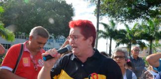 Servidores pedem a Fátima reajuste de 16,38% e avisam: “Acabou a trégua” Janeayre Souto, do Sinsp-RN | Foto: José Aldenir / Agora RN