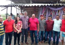 MST realiza debate sobre a reforma da previdência e um arraiá em acampamento rural, em Ceará-Mirim Foto: Divulgação Instagram @delegadopeixotorn