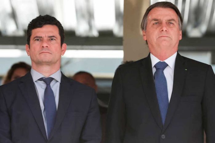 Sérgio Moro e Jair Bolsonaro