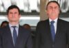 ‘Hackers de juízes e linhas auxiliares não vão interferir na missão’, diz Moro Sérgio Moro e Jair Bolsonaro