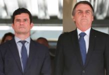 ‘Hackers de juízes e linhas auxiliares não vão interferir na missão’, diz Moro Sérgio Moro e Jair Bolsonaro