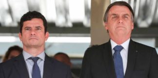 ‘Hackers de juízes e linhas auxiliares não vão interferir na missão’, diz Moro Sérgio Moro e Jair Bolsonaro