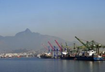 Exportações brasileiras crescem 10% em maio com vendas para os EUA Produtos são exportados, em sua maioria, por navios (Arquivo/Tânia Rêgo/Agência Brasil)