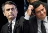 Presidente Jair Bolsonaro tem encontro com Ministro Sérgio Moro O presidente Jair Bolsonaro e o juiz federal Sergio Moro (Dida Sampaio/Estadão Conteúdo - Lula Marques/PT)