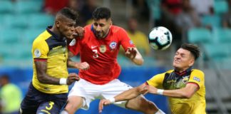 Chile vence Equador e garante classificação na Copa América Foto: RODOLFO BUHRER