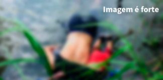 Pai e filha salvadorenhos morrem ao atravessar rio na tentativa de chegar aos EUA Migrante salvadorenho Oscar Martinez Ramirez e da filha morreram ao tentar atravessar o Rio Grande, que fica fronteira entre o México e os EUA — Foto: AFP