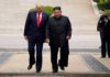 Trump cruza a fronteira e se torna o primeiro presidente americano a pisar na Coreia do Norte