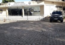 Vigilante é preso em Natal suspeito de ‘matar mulher’ que não morreu; TJ esclarece caso como ‘tentativa’ O preso foi levado para a Central de Flagrantes da Delegacia de Plantão da Zona Sul da cidade, onde permanece detido, esperando que a Justiça esclareça o ocorrido — Foto: Klênyo Galvão/Inter TV Cabugi