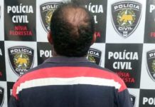 Pintor é preso suspeito de estuprar quatro sobrinhas em cidade da Grande Natal Suspeito foi detido por força de um mandado de prisão preventiva expedido pela Justiça — Foto: Polícia Civil do RN/Divulgação