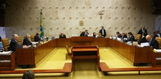 Ministros mandam para o plenário habeas corpus coletivo sobre prisão em segunda instância Plenário do STF Foto: Ailton de Freitas / Agência O Globo