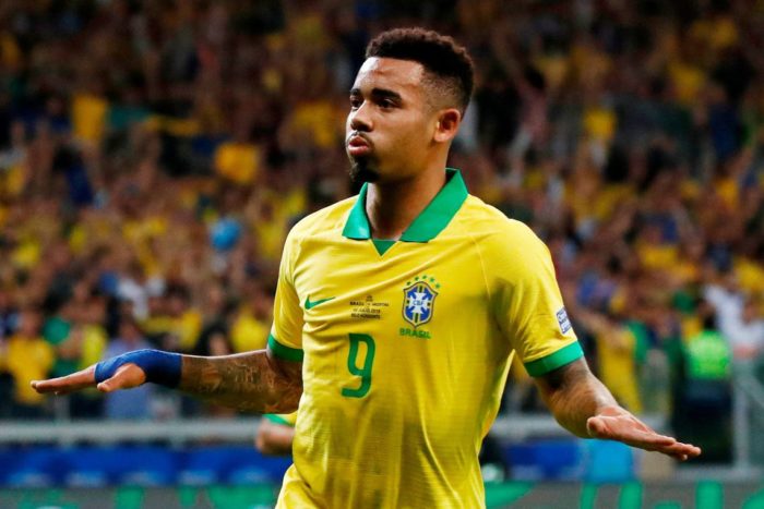 Gabriel Jesus, jogador da seleção brasileira de futebol