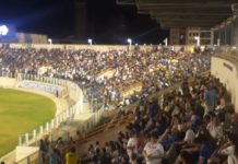 Globo FC de Ceará-Mirim foi a Sergipe e sofreu derrota para o Confiança Torcida do Confiança lotou a Arena Batistão (Foto: Anna Fontes/ TV Sergipe)