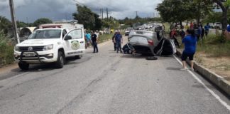 Cerca 65% das vítimas fatais em acidentes de trânsito no RN ingeriram álcool, diz Itep Professora Gislâne Cruz morreu em maio após motorista embriagado atingir o carro em que ela estava — Foto: Klênyo Galvão/Inter TV Cabugi