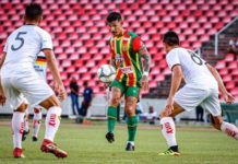 Rodrigo Andrade lidera vitória do Sampaio contra o Globo no Castelão pela Série C