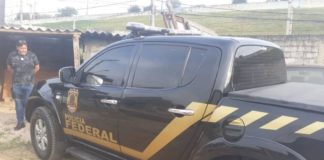 Quadrilha finge ser da PF para roubar R$ 123 milhões em ouro do aeroporto de Cumbica Um dos carros clonados usados pela quadrilha para roubar aeroporto foi abandonado na Zona Leste de São Paulo Foto: Divulgação/PRF