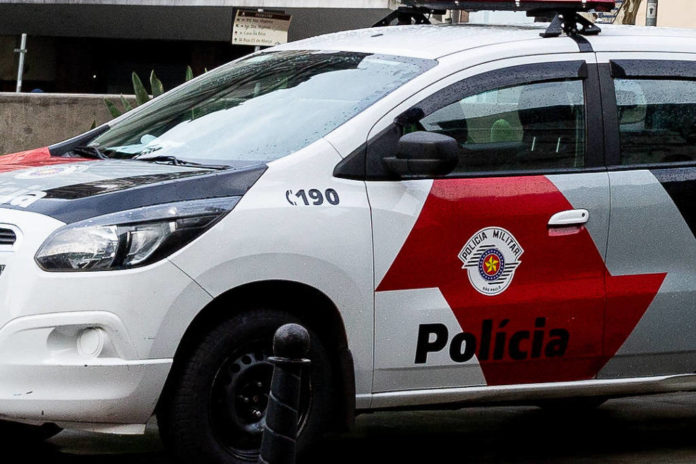 Viatura da Polícia Militar no centro de São Paulo - Rubens Cavallari - 15.fev.19/Folhapress