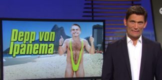 Programa de TV pública alemã chama Bolsonaro de ‘Idiota de Ipanema’ Bolsonaro é chamado de 'idiota de Ipanema' em programa de TV pública alemã - Reprodução/ARD