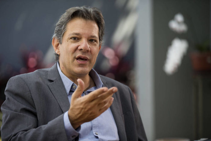 O ex-prefeito de São Paulo Fernando Haddad, que foi condenado por crime de caixa dois - Marlene Bergamo/Folhapress