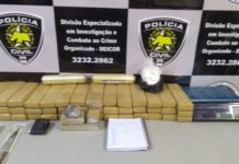 Polícia apreende mais de 50 kg de drogas em Parnamirim e prende suspeito