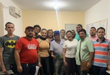 SMEB – Secretária Letícia Andrade recebe comissão do SINTE