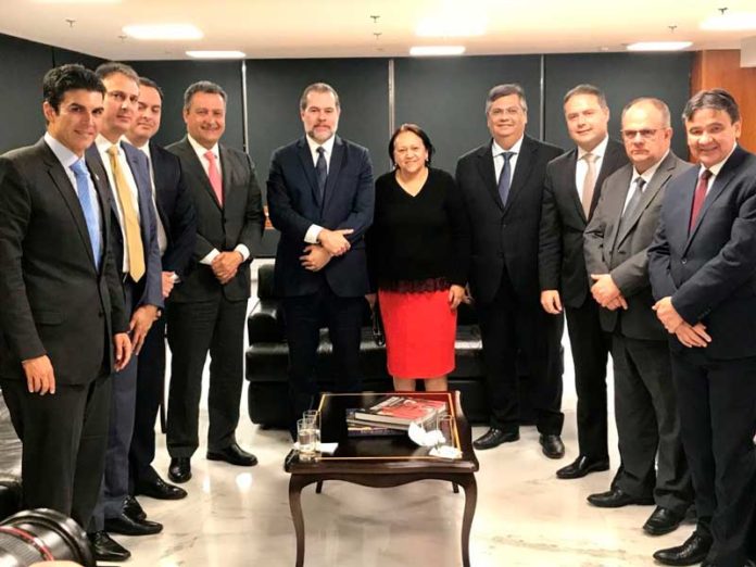 Reunião com o ministro Dias Toffoli aconteceu nesta terça (21) em Brasília.