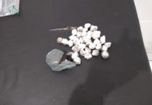 Agentes penitenciárias flagraram visitante com drogas na Cadeia Pública de Nova Cruz 32 trouxas de maconha e uma porção de boró