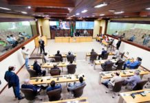 Menos de um ano após eleições, trocas partidárias mudam cenário na Assembleia Legislativa do RN Plenário da Assembleia Legislativa do RN/ALRN — Foto: João Gilberto