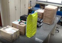 Em Ceará-Mirim, suspeitos de assalto a caminhão dos Correios são presos Dois homens foram presos com carga roubada de caminhão dos Correios — Foto: Polícia Federal/Divulgação