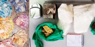 Ação de combate ao tráfico de drogas prende 21 suspeitos no interior do RN Drogas, uma balança de precisão e dinheiro foram apreendidos — Foto: Polícia Civil do RN