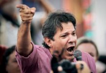 Justiça condena Haddad a 4 anos de prisão por caixa dois em eleição O ex-prefeito de São Paulo Fernando Haddad foi condenado a 4 anos e 6 meses de prisão em regime semiaberto, mas ainda cabe recurso (Heuler Andrey/AFP)