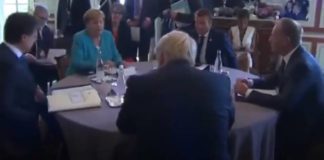 Vídeo flagra conversa de Merkel e Macron sobre Bolsonaro no G7