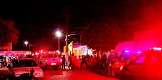 Filha é assassinada e mãe ferida com tiro na cabeça na Grande Natal Mãe e filha foram baleadas dentro de casa, na noite desta segunda-feira (19), em São José de Mipibu, na Grande Natal — Foto: Inter TV Cabugi/Reprodução