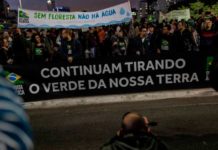 Cidades brasileiras têm panelaço durante pronunciamento de Bolsonaro sobre a Amazônia Manifestação em Defesa da Amazônia na Avenida Paulista - Foto: Bruno Santos / Folhapress