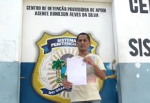 Júri popular inocenta acusado de matar 5 mulheres dentro de prostíbulo na região Oeste potiguar Isaac Mendonça de Lucena foi solto na tarde desta quarta (7) — Foto: Arquivo Pessoal