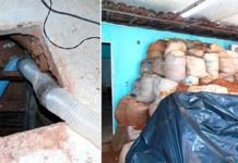 Estado é condenado a pagar R$ 31,5 mil a idosa que teve túnel construído por bandidos embaixo de casa em Natal Túnel foi descoberto em maio de 2015 na Zona Oeste de Natal. — Foto: Divulgação/Polícia Civil