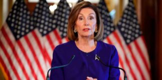 Presidente da Câmara dos EUA anuncia abertura de processo de impeachment contra Trump A presidente da Câmara dos Representantes dos EUA, Nancy Pelosi, durante pronunciamento no qual anunciou a abertura de um processo formal de impeachment contra o presidente Donald Trump, na terça-feira (24) — Foto: Mandel Ngan/AFP