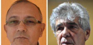 Irmão de Marconi Barreto diz que prefeito interino é “mentiroso” Rolando Venâncio (E) assumiu interinamente a prefeitura de Ceará-Mirim após cassação de Marconi Barreto (D) | Foto: José Aldenir / Agora RN