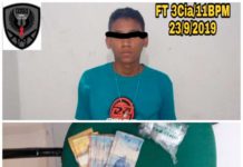 Adolescente é apreendido com drogas em Ceará-Mirim