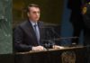 Imprensa internacional repercute discurso de Bolsonaro na assembleia da ONU Jair Bolsonaro, discurso na Assembléia da ONU - © Don Emmert/AFP