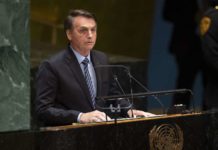 Imprensa internacional repercute discurso de Bolsonaro na assembleia da ONU Jair Bolsonaro, discurso na Assembléia da ONU - © Don Emmert/AFP