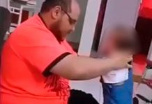 Após ser preso, homem que aparece em vídeo agredindo filho é agredido na prisão e quase vem a óbito