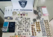 Polícia Civil prende um homem por tráfico de drogas em Parnamirim