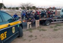 Operação da PRF apreende 55 motos irregulares no interior do RN